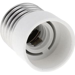 E27 naar E14 Verloopfitting - Wit - Lampfitting