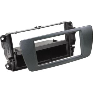 2 Din Radiomontageframe voor Seat Ibiza 6J/6P - Met radiobak - Black Azabache (AL6)