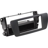 2 Din Radiomontageframe voor Seat Ibiza 6J/6P - Met radiobak - Black Nit (AN1)