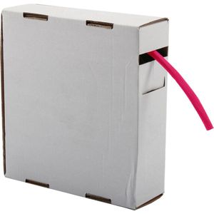 Krimpkous - 2:1 - 25,4 naar 12,7mm - 10 meter - Rood