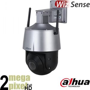 Dahua Beveiligingscamera - SD3A200-GNP-W-PV - Wifi Bestuurbare Bewakingscamera - WizSense - Nachtzicht 30m - Microfoon & Speaker - Sirene - Wit Licht