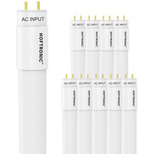 10x LED TL buis 60 cm 9 Watt 990lm 3000K Flikkervrij incl. starter T8 (G13)