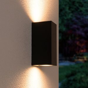 Selma dimbare LED wandlamp - Up & Down light - IP65 - excl. GU10 lichtbron - Zwart - Binnen en buiten - 3 jaar garantie