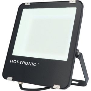 HOFTRONIC - Luxor - LED breedstraler - 100 Watt - 160 lm/W 16000 lumen - 4000K Neutraal wit licht - IP65 Waterdicht - LED Schijnwerper met LumiLeds - Extreem efficiënt - 5 jaar garantie - LED Floodlight