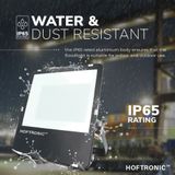 HOFTRONIC - Luxor - LED breedstraler - 200 Watt - 160 lm/W 32000 lumen - 6400K Neutraal wit licht - IP65 Waterdicht - LED Schijnwerper met LumiLeds - Extreem efficiënt - 5 jaar garantie - LED Floodlight