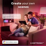 E14 Smart LED Lamp - Kaarslampje C37 - RGBWW - Wifi + Bluetooth - 5.5 Watt