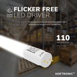 10x LED TL buis 150 cm 24 Watt 2640lm 6000K Flikkervrij incl. starter T8 (G13)