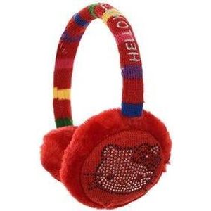 Hello Kitty rode oorwarmers voor kinderen