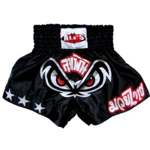 Ali's Fightgear TTBA-15 - Kickboks broekje met witte sterren maat L