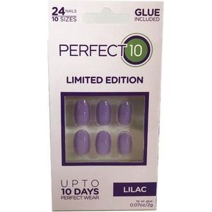 Full Cover Nageltips Perfect 10, Lilac