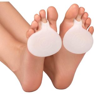 Medische Siliconen Voorvoet Gelpads voor Hoge Hakken - 2 Stuks | Teen Gel Pads | Voeten Zorg | Halve Binnenzool | Voetverzorging | Pijnlijke Voeten | Pijn | Pedicure - DisQounts