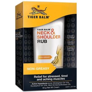 Tijgerbalsem Nek & Schouder | Spierbalsem | 3 tubes 50 gram | Voordeelpak