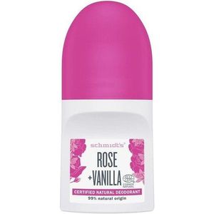Schmidt's Deodorant Roller Rose & Vanilla 50ml