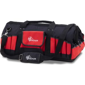 Ragnor Gereedschapstas OKS-010 - Draagcapaciteit 40 kg - 60 x 30 x 26 cm - Rood/Zwart