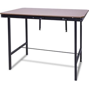 Mobiele Werkbank / Werktafel - Inklapbaar en Draagbaar - Tot 150 kg - Houten Werkblad - Geschikt voor Diverse Klussen | Ragnor