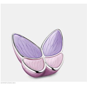Mini LoveUrns Butterfly Urn Roze (0.05 liter)