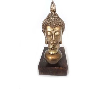 Boeddha Hoofd Gedenkaltaar met Mini Urn (0.1 liter)