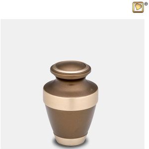 LoveUrns - Mini Urn - Bronze - Handmatig Gevormd - 0.075 Liter