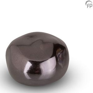 Dieren - Knuffelkeitje - Mini Urn - Antraciet Grijs - Keramiek