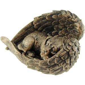 Honden Urn of Asbeeld Hond, Hond met Engel Vleugels (0.7 liter)