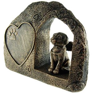 Honden Urn of Asbeeld Hond, Hond met Engel Vleugels (0.75 liter)
