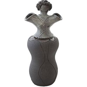 Bertha - Dieren Vaas Urn - Grijs - Keramiek - 1.3 Liter