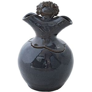 Dieren Vaas Urn - Saffierblauw - Keramiek - 1.5 Liter