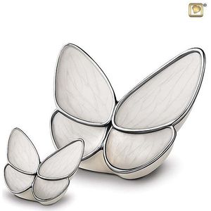 LoveUrns - Dierenurnen Voordeelset - Groot en Mini - Messing - Vlinder-Vormen