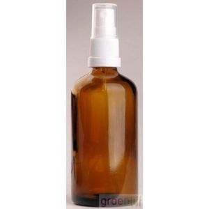 Flesje met Witte verstuiver / Sprayflesje 100ml / 25 stuks