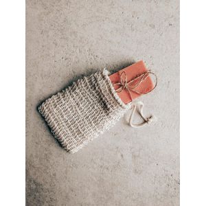 Sisal zeepzakje - Scrubzakje - Soapbar sisal scrub - ecofriendly -  vegan - plasticfree