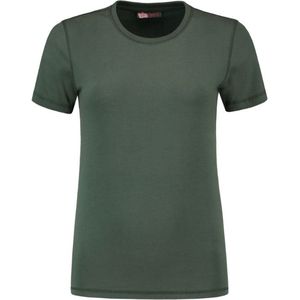 Lemon Soda T-shirt voor dames in de kleur donkergroen in de