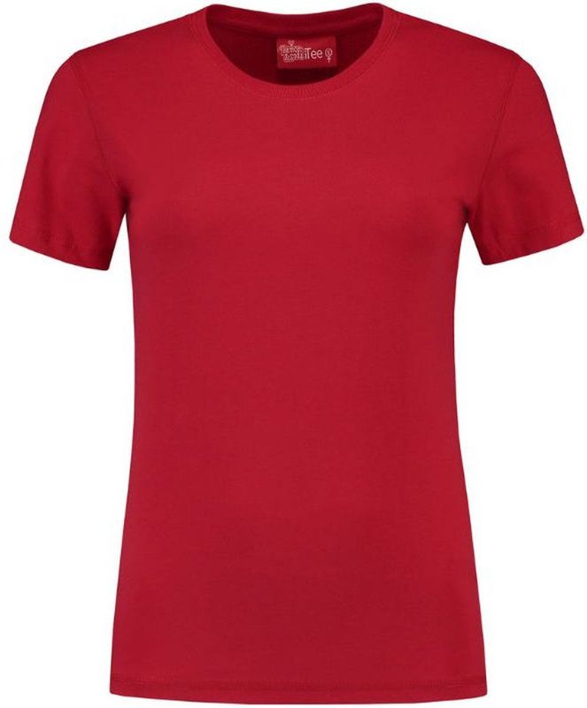 Lemon Soda T-shirt voor dames in de kleur rood in de