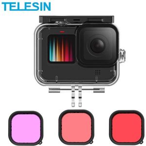 Telesin Waterproof Housing 50M - GoPro 9/10/11 - Met Lens Filter