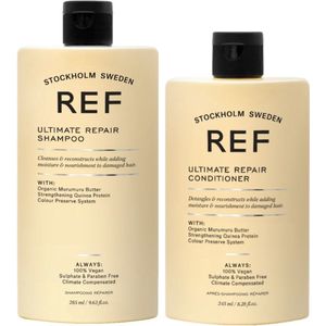 REF - Ultimate Repair Set - Shampoo & Conditioner - Vegan - Vrij van Sulfaten en Parabenen