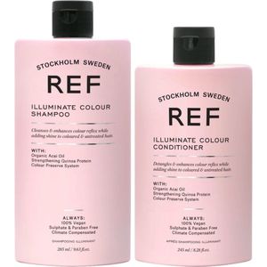 REF - Illuminate Colour Set - Shampoo & Conditioner - 100% Vegan - Vrij van Sulfaten en Parabenen