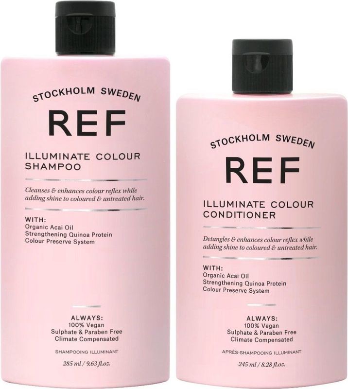 REF - Illuminate Colour Set - Shampoo & Conditioner - 100% Vegan - Vrij van Sulfaten en Parabenen