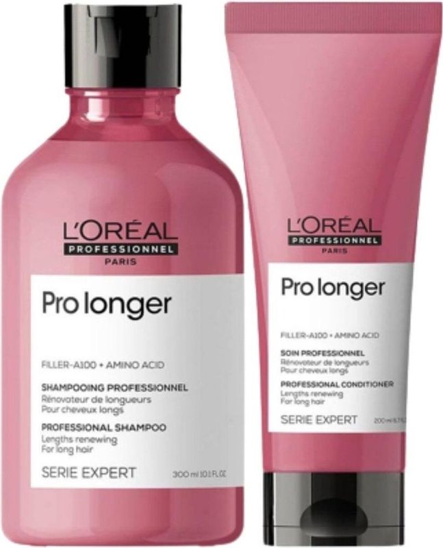 L'Oreal - Série Expert Pro Longer - Shampoo en Conditioner Set - 300+250 ml