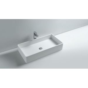 SSI Design Louisiana wastafel Solid Surface 80x40x15cm