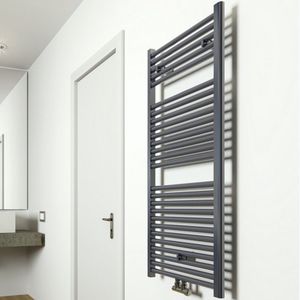 SaniGoods Inola handdoek radiator 110x60cm zwart 540Watt