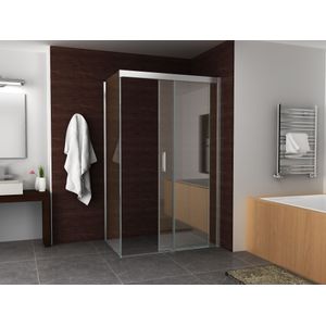 Mueller zijwand t.b.v. schuifdeuren 110x200 8mm NANO