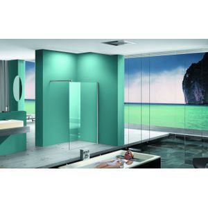 Mueller Eco douchewand 90x200cm anti-kalk 8mm