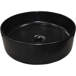 Mueller Ligilo opbouw wastafel rond 40cm zwart