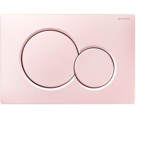 Geberit Sigma 01 drukplaat / bedieningspaneel mat roze
