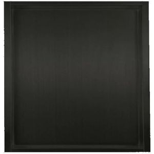Mueller Black inbouwnis mat zwart 30x30x7cm RVS