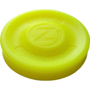 ZipChip | Mini Frisbee | Fun Pocket Disc 6,8 cm  | Geel