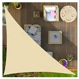 Zonnezeil Doorlatend Zonnezeil - 90% UV-bescherming - Outdoor Luifelzeilen - Tuinschaduwzeil Tuindoek Pergola's Luifel Luifel Cover Schaduwluifel (Color : Beige, Size : 4x4x5.7m)