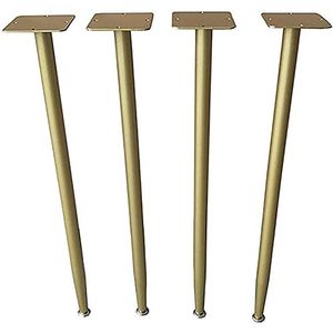 Dining Table Legs Furniture Legs Furniture Feet Table Legs, Metal Legs for Table, Legs for Furniture,Table Legs Suitable for Office Desks,(Color : Gold a, Size : 60cm/23.62inchch (Color : Black a, S