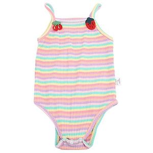 Baby jumpsuit, huidvriendelijk schattig zweetabsorberend ademend baby bodysuit voor fotografie voor de zomer voor pasgeborenen(Kersenpoeder)