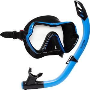 Atlantis Samana Pro Combo - Snorkelset - Volwassenen - Zwart/Blauw