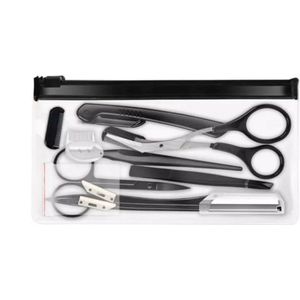Wenkbrauw Cutter Set - Etui - 6 delig